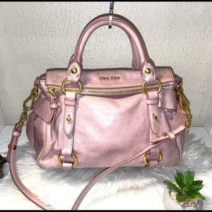 MIU MIU VITELLO LUX MINI BOW BAG